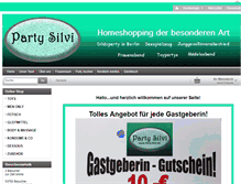 Tablet Screenshot of party-silvi.de